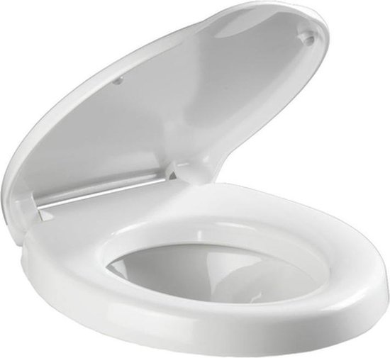 Wenko Tabouret pour toilettes Secura plastique Blanc (HxlxP) 20,5 x 48 x  33,5 cm