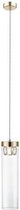Davy - Hanglamp - Goud/Transparant - G9
