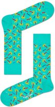 Happy Socks Confetti Palm Socks Mintgroen, Maat 41/46