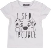 Zero2three Jongens Baby T-shirt Dalmatiërs - Wit
