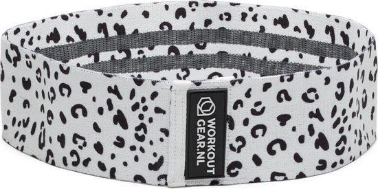 Workout Gear - Resistance Band - Panterprint - Wit - Zwart - 11/16kg