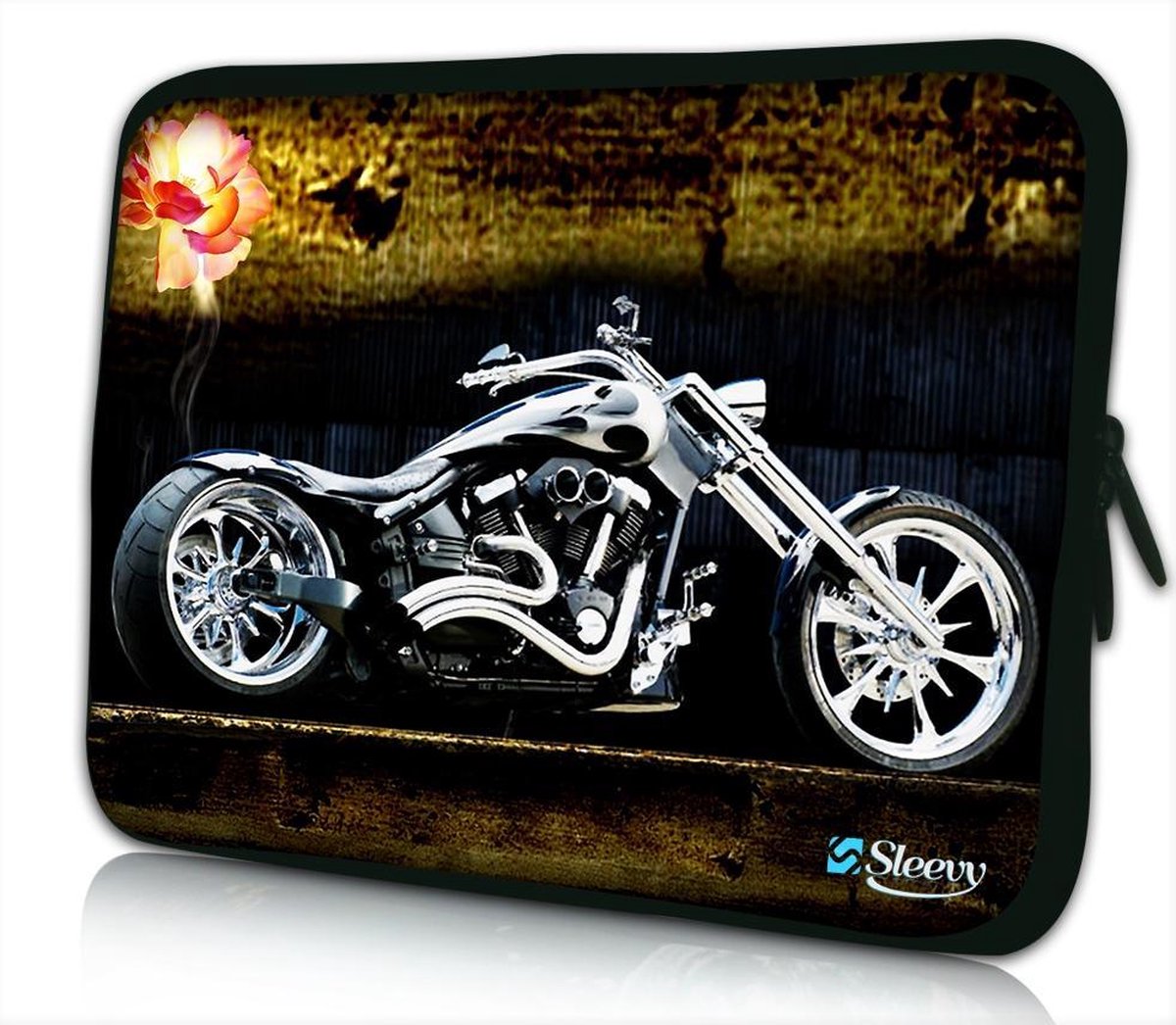 Sleevy 17.3 laptophoes chopper motor - laptop sleeve - Sleevy collectie 300+ designs
