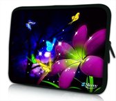 Sleevy 14 laptophoes grote bloem - laptop sleeve - laptopcover - Sleevy Collectie 250+ designs