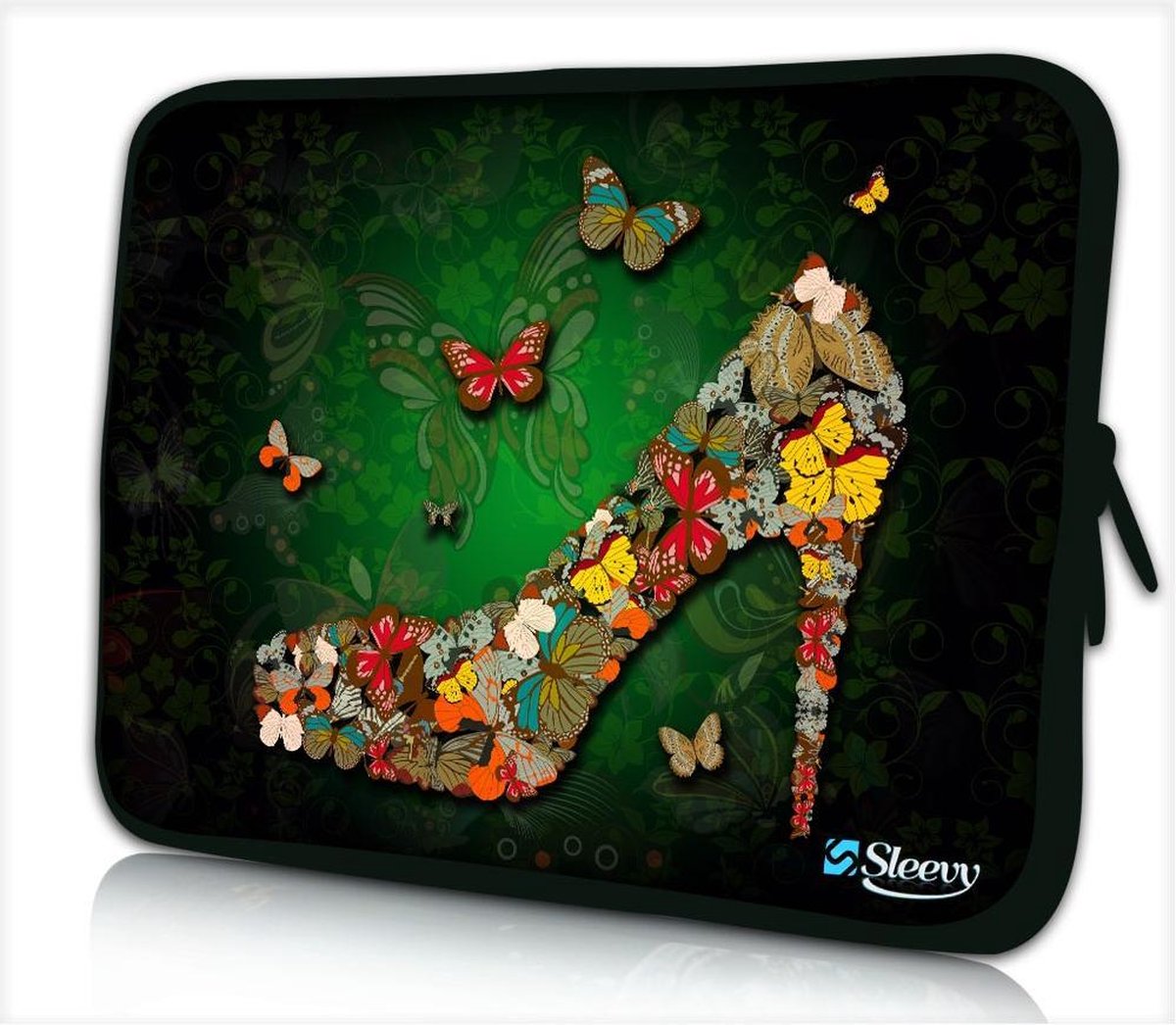 Sleevy 15,6 laptophoes vlinder pump - laptop sleeve - Sleevy collectie 300+ designs