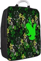 Laptop rugzak 15,6 groene kikker - Sleevy - schooltas