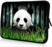 Sleevy 15,6 laptophoes pandabeer - laptop sleeve - laptopcover - Sleevy Collectie 250+ designs