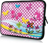 Sleevy 15,6 inch laptophoes vlindertjes - laptop sleeve - Sleevy collectie 300+ designs