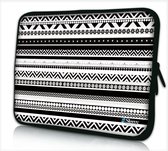 Sleevy 17.3 laptophoes artistiek zwart wit - laptop sleeve - laptopcover - Sleevy Collectie 250+ designs