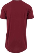 Urban Classics - Shaped Long Heren T-shirt - XL - Rood