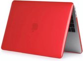 Hardcover Case Cover Voor Apple Macbook Pro 16 Inch 2019/2020 (A2141) Hard Shell Hoes - Sleeve Skin Protector - Kristal rood / Crystal red