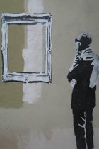 BANKSY Art Connoisseur Canvas Print