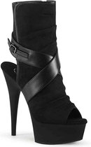 Pleaser Enkellaars -39 Shoes- DELIGHT-1034 US 9 Zwart