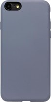 ADEL Premium Siliconen Back Cover Softcase Hoesje Geschikt voor iPhone SE (2022/ 2020)/ 8/ 7 - Lavendel Blauw Paars