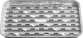 Aluminium grillschalen Groot formaat 342x224x23 - 120 stuks