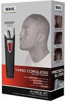 Wahl T-Pro Oplaadbare Trimmer Mens Afro Hair T-Blade Shape Up Clipper