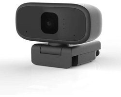 Webcam (720p) HD – Op computer – Webcam voor pc – Webcamera – Vergaderen – Werk & Thuis – USB – Microfoon – Windows & Mac