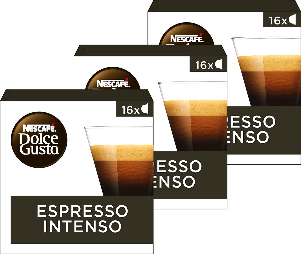 Nescafé Dolce Gusto capsules Espresso Intenso - 48 koffiecups - geschikt voor 48 koppen koffie
