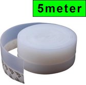 Tochtstrips 5 meter/ 35mm / Tochtstopper 3M / Zelfklevende tochtstrips ramen en deuren / Tochband transparant / Isolatiemateriaal