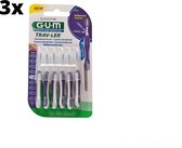 Gum Travler Ragers 1.2mm Paars - 3 x 6 stuks - Voordeelverpakking