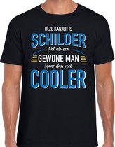 Deze kanjer is Schilder cadeau t-shirt zwart voor heren S