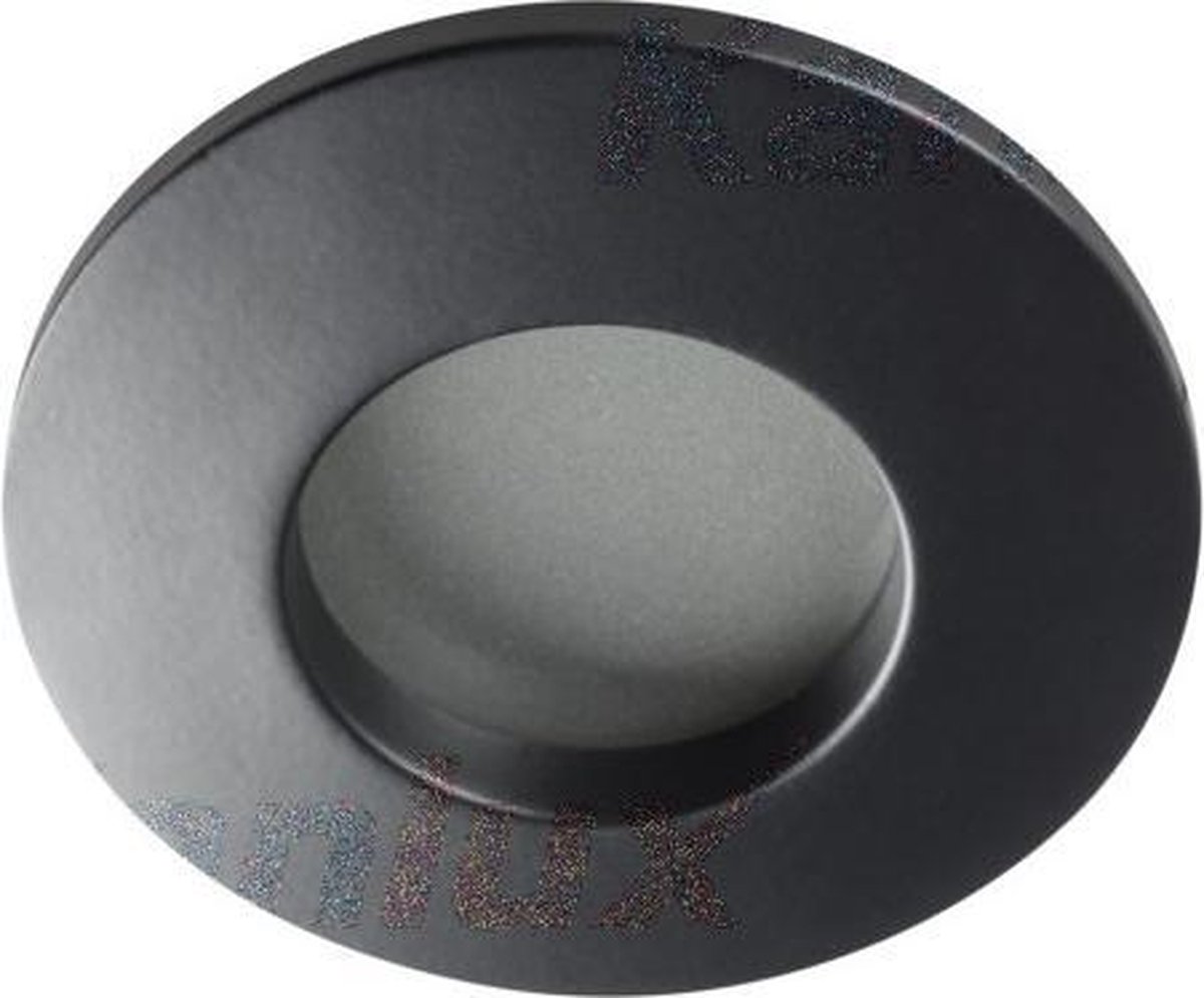 IP44 LED inbouwspot Hedvig -Rond Zwart -WarmGlow -Dimbaar 4.9W -Philips