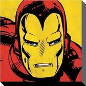 MARVEL COMICS - Canvas 40X40 - IRON MAN Close-Up