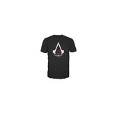 Assassin's Creed III  - T-Shirt Zwart met Crest Logo Maat XL