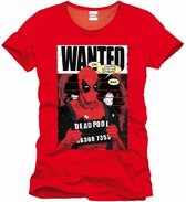 Merchandising DEADPOOL - MARVEL T-Shirt Wanted - Red (XL)