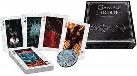 Afbeelding van het spel Asmodee Game of Thrones Playing Card Collector Set W/ Coin - EN
