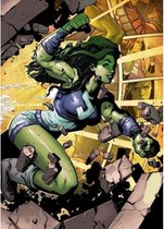MARVEL ALL NEW - Magnetic Metal Poster 15x10 - She-Hulk (S)