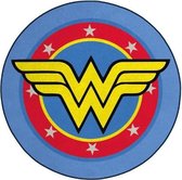 WONDER WOMAN - Microfiber mat - 80cm diameter - Logo Wonder Woman