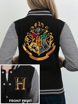 HARRY POTTER - Varsity Jacket GIRL - Hogwarts Black (XXL)