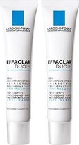 La Roche-Posay Effaclar DUO[+] Dagcrème - 2x40ml - vette, acne huid