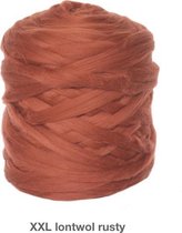 XXL wol- Merino Lontwol - 2 kg Rusty