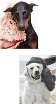 Hondenhanddoek - Absorberend - Honden Handdoek - Beige - 80 x 35 cm - Dogs&Co