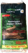 Woodcom - Houtsnippers Bodembedekker (1m³ = 17 zakken van 60l)