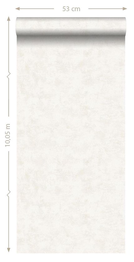 Proefstaal ESTAhome behang gemêleerd beige - 148312 - 26,5 x 21 cm