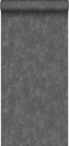ESTAhome behang geschilderd effect donkergrijs - 148725 - 0,53 x 10,05 m