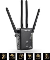 Wavlink Wifi Versterker - 1200 MBPS - Zwart