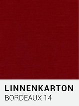 Linnenkarton 14 Bordeaux A4 240 gr.