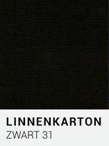 Linnenkarton 31 Zwart A4 240 gr.