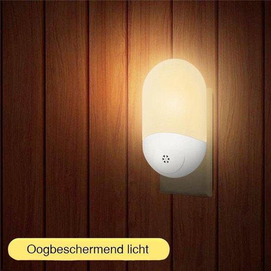 Peerlights® - LED-nachtlampje plug-in/stopcontact – nachtlampje met dag