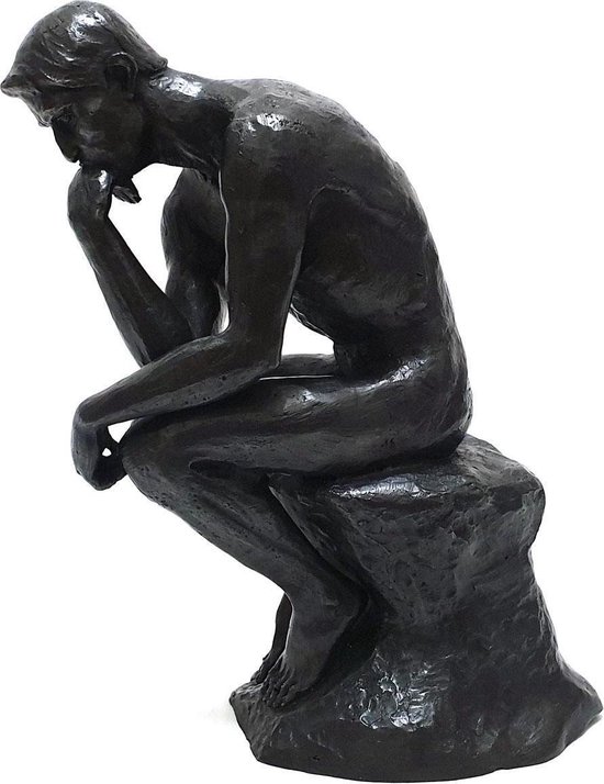 Beeld Rodin de denker brons 30 cm – bronzen beelden voor binnen en buiten |  GerichteKeuze | bol.com