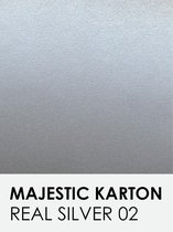 Majestic marble real silver 02 30,5x30,5 cm 250 gr.