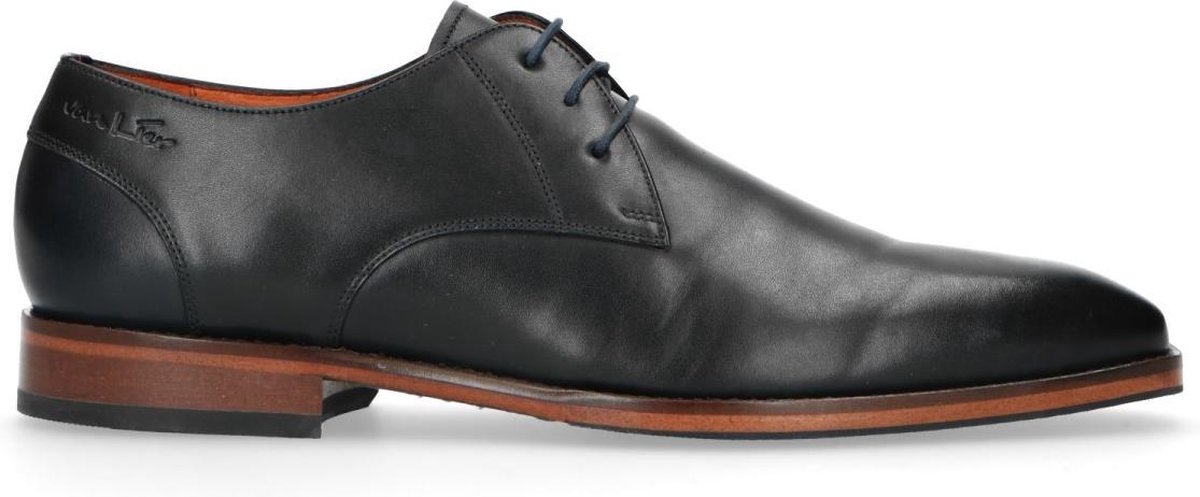 Van Lier - Heren - Zwarte veterschoenen - Maat 43 | bol.com