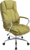Bureaustoel - Kantoorstoel - Duurzaam - Gewatteerd - Stof - Groen - 62x70x125 cm