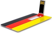 Carte de crédit clé usb drapeau allemand 8 Go - 1 an de garantie - une puce de classe de degré