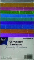Joy! crafts - Ribbelkarton - Metallic: assorti - 8089/0224