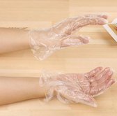 Wegwerp Handschoenen - Plastic - Transparant - 200 Stuks
