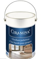 Ciranova-Vloeibare parketwas 5l-Kleurloos.-Traditionele boenwas op basis van natuurlijke en synthetische wassen. Is specifiek gemaakt voor het onderhouden van houten parketvloeren